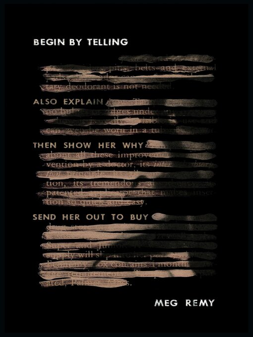 Title details for Begin by Telling by Meg Remy - Available